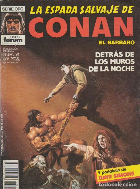 Libros: La Espada Salvaje de Conan. Forum 1982. N&ordm; 91 - Foto 1