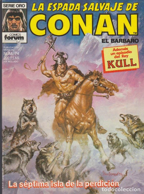 Libros: La Espada Salvaje de Conan. Forum 1982. N&ordm; 74 - Foto 1