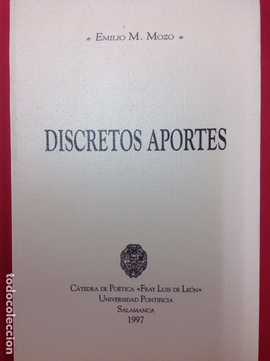 Libros: Discretos aportes - Emilio M. Mozo - Foto 1