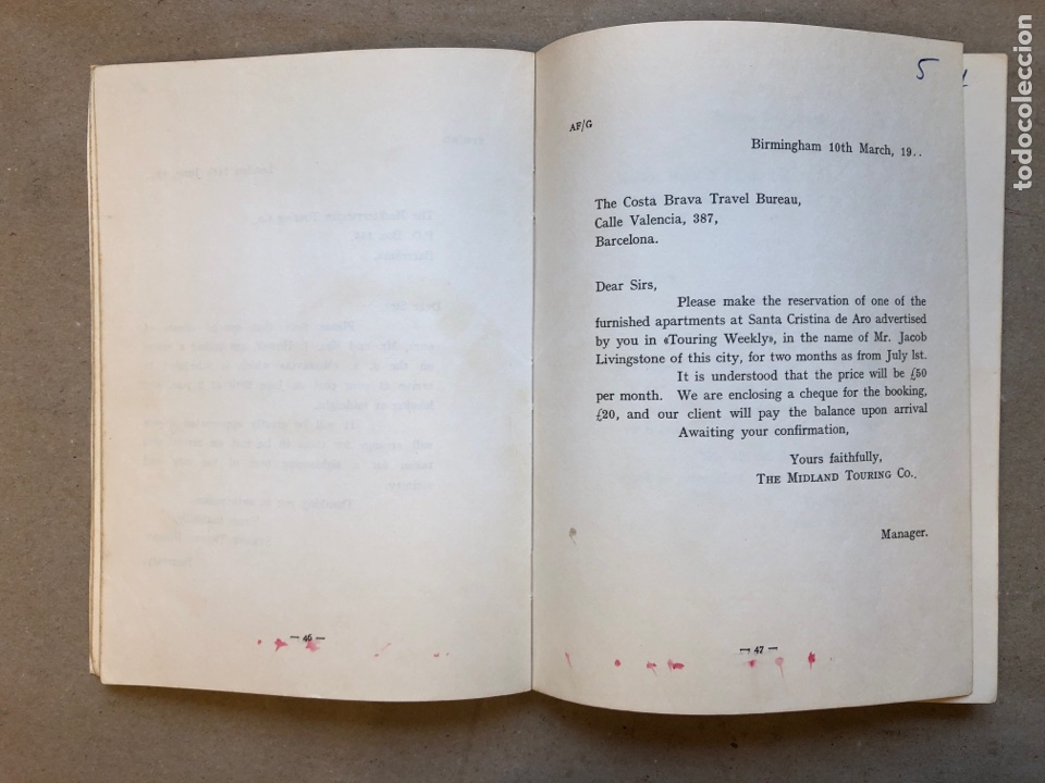Libros: CORRESPONDENCIA INGLESA. PROF. JULIO LLORENS EBRAT. 1972. - Foto 5