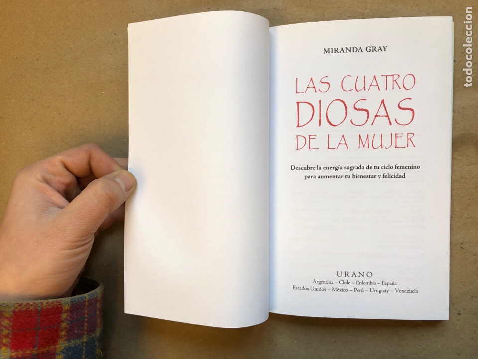 Libros: LAS CUATRO DIOSAS DE LA MUJER. MIRANDA GRAY. EDICIONES URANO 2018. - Foto 2