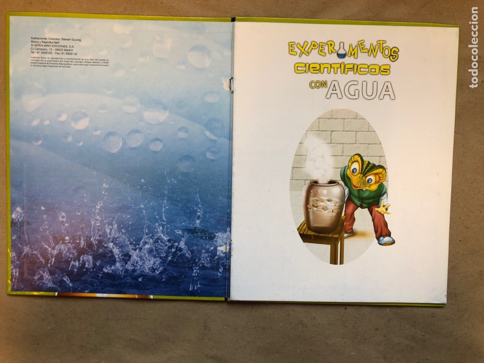 Libros: EXPERIMENTOS CON AGUA. MUNDO M&Aacute;GICO. SERVILIBRO EDICIONES. - Foto 2