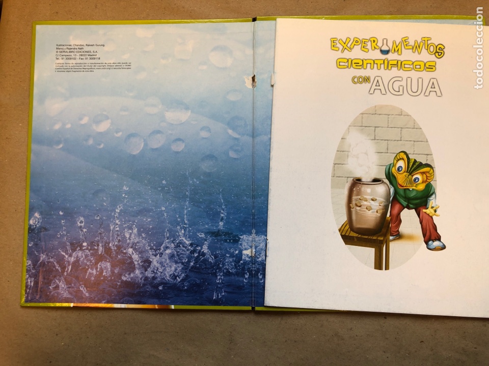 Libros: EXPERIMENTOS CON AGUA. MUNDO M&Aacute;GICO. SERVILIBRO EDICIONES. - Foto 3