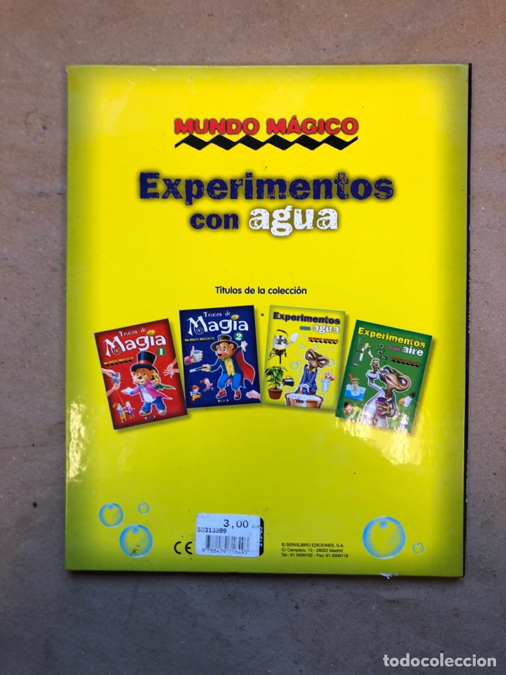 Libros: EXPERIMENTOS CON AGUA. MUNDO M&Aacute;GICO. SERVILIBRO EDICIONES. - Foto 6