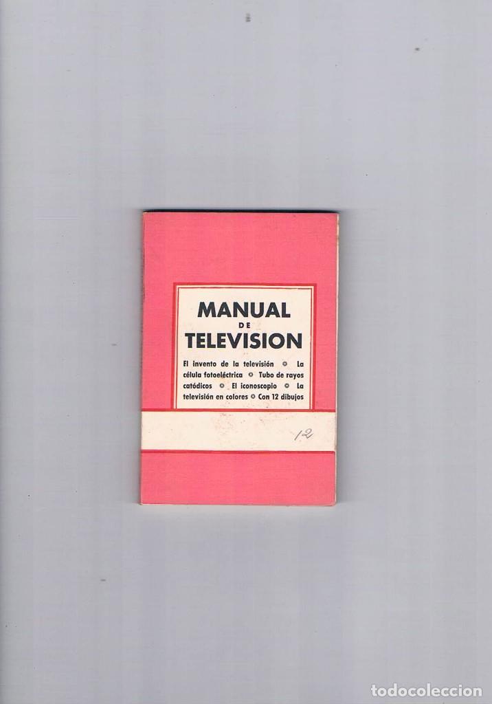 Libros: MANUAL DE TELEVISION COLECCION PRACTICA LILIPUT 1962 **- - Foto 1