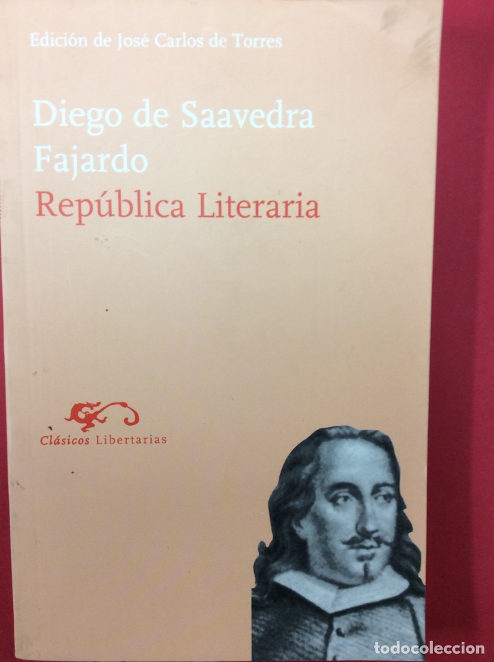 Libros: Republica literaria - Diego de saavedra - Foto 1