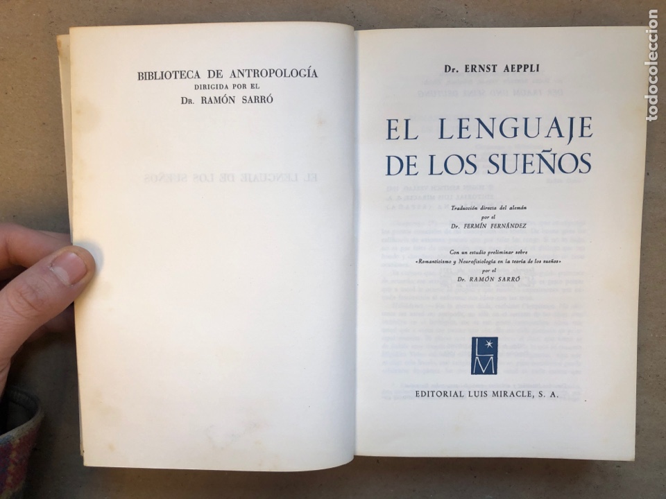 Libros: EL LENGUAJE DE LOS SUE&Ntilde;OS. ERNST ARPPLI. COMO INTERPRETAR LOS SUE&Ntilde;OS E IDENTIFICAR SUS S&Iacute;MBOLOS. - Foto 2