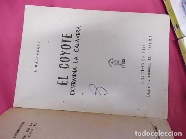 Libros: COYOTE. LOTE DE 9 EJEMPLARES. J. MALLORQU&Iacute;. EDICIONES CID - Foto 6