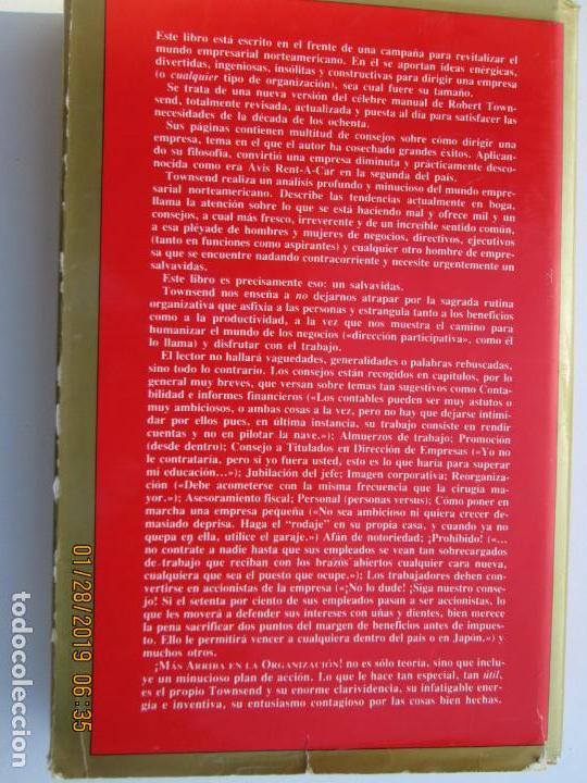 Libros: MAS ARRIBA EN LA ORGANIZACION ROBERT TOWNSEND - Foto 2