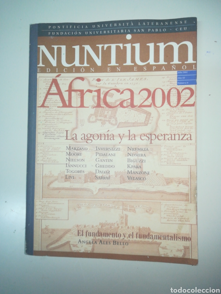 Libros: Nuntium Africa 2002 La agonia y la esperanza