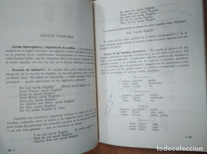 Libros: Gram&aacute;tica inglesa pr&aacute;ctica. Curso elemental y medio. Julio Llorens Ebrat. 1971 1975 - Foto 2