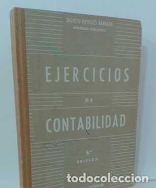 Libros: EJERCICIOS DE CONTABILIDAD - RIPOLL&Eacute;S BARREDA, JACINTO - Foto 1