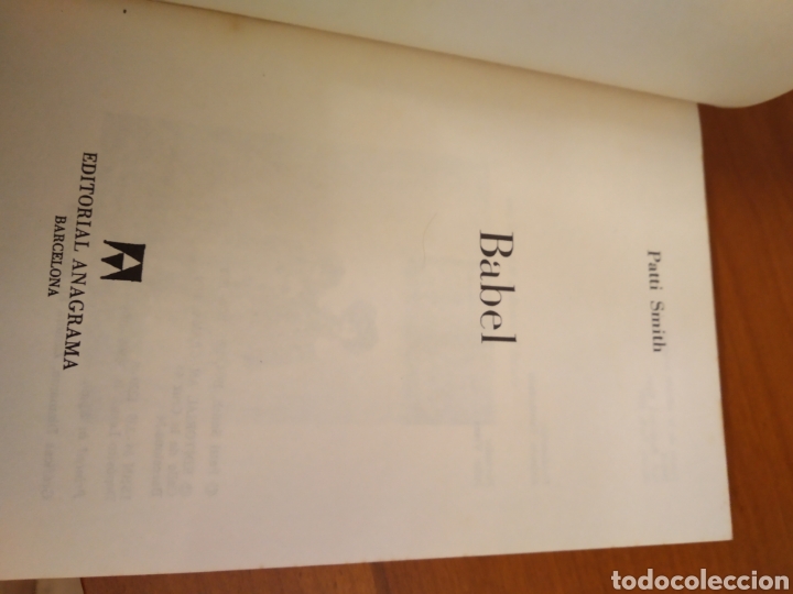 Libros: PATTI SMITH.BABEL #1041 - Foto 2