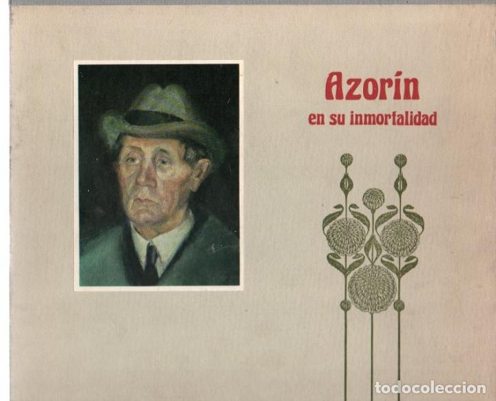 Libros: AZORIN EN SU INMORTALIDAD. - HEREDIA, Pablo Beltr&aacute;n de. ( Esquema hist&oacute;rico-biogr&aacute;fico y Selecci&oacute;n d