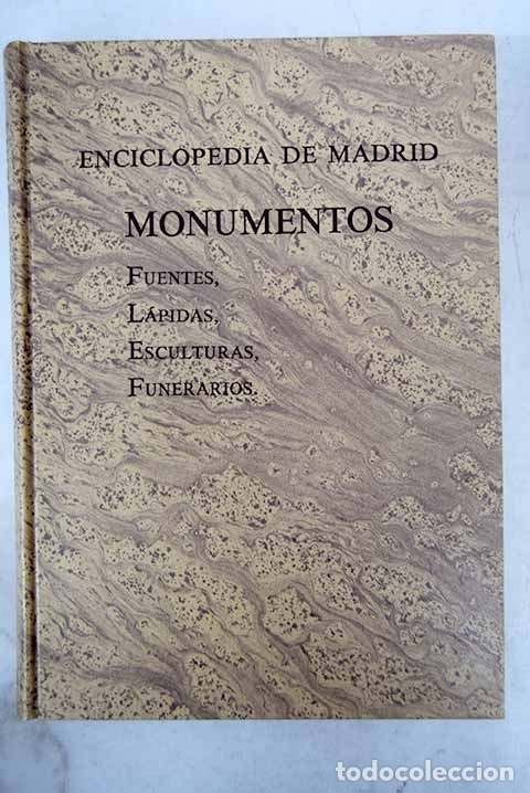 Libros: Monumentos. Fuentes, l&aacute;pidas, esculturas y funerarios - Foto 1