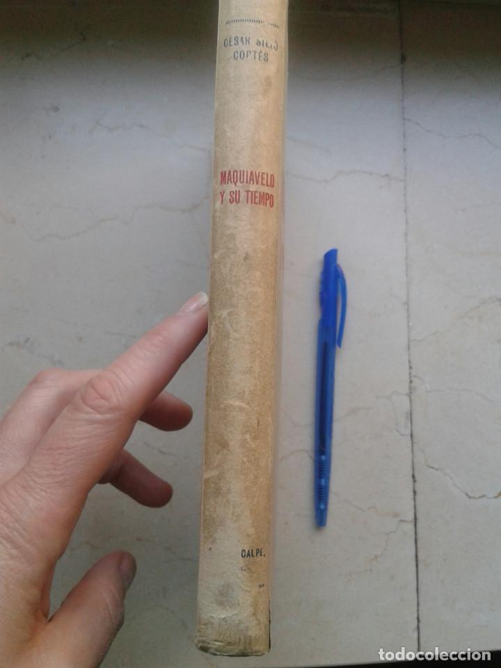 Libros: MAQUIAVELO Y SU TIEMPO. C&eacute;sar Sili&oacute; Cort&eacute;s - Foto 2