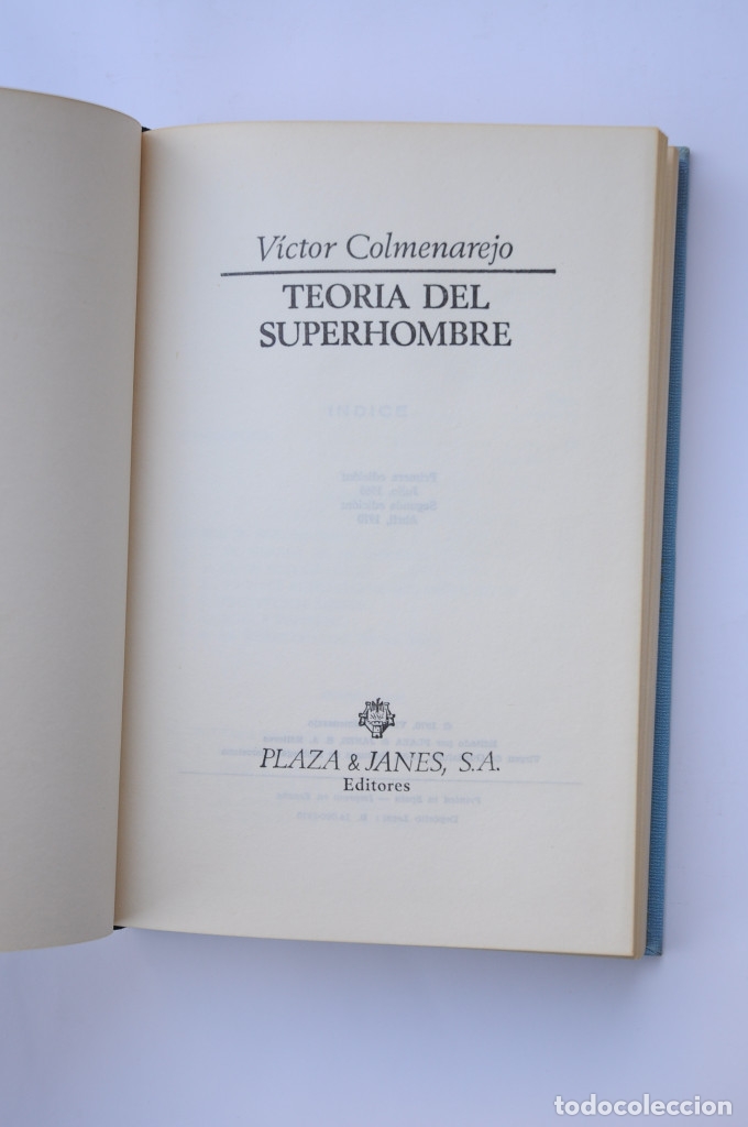 Libros: Teor&iacute;a del superhombre - COLMENAREJO, V&iacute;ctor - Foto 2