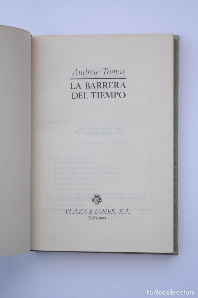 Libros: La barrera del tiempo - TOMAS, Andrew - Foto 2