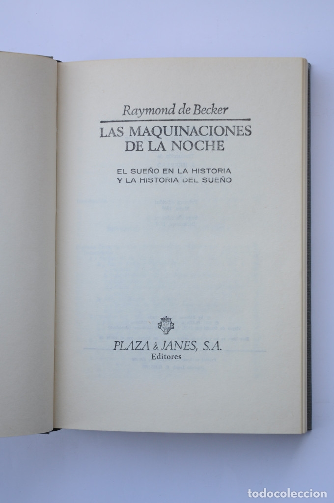 Libros: Las maquinaciones de la noche - BECKER, Raymond - Foto 2