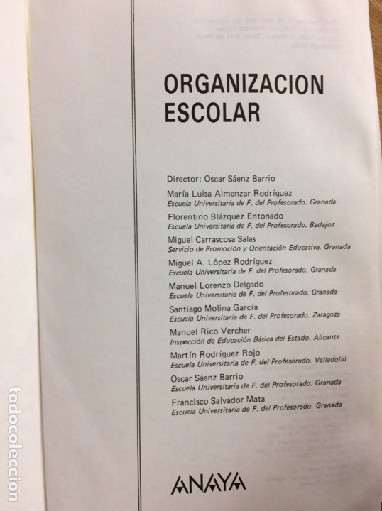 Libros: Organizaci&oacute;n escolar - Foto 1