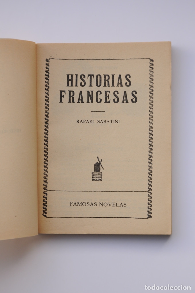 Libros: Historias francesas - SABATINI, Rafael - Foto 2