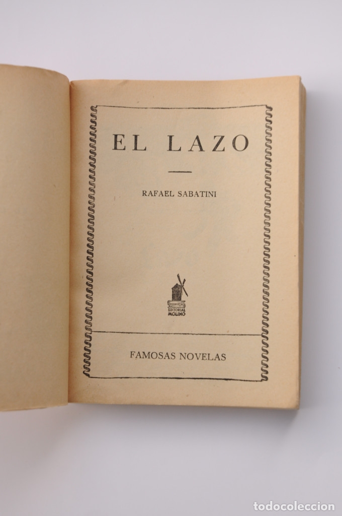 Libros: El lazo - SABATINI, Rafael - Foto 2