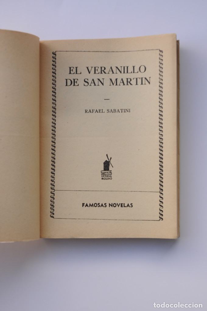 Libros: El veranillo de San Mart&iacute;n - SABATINI, Rafael - Foto 2