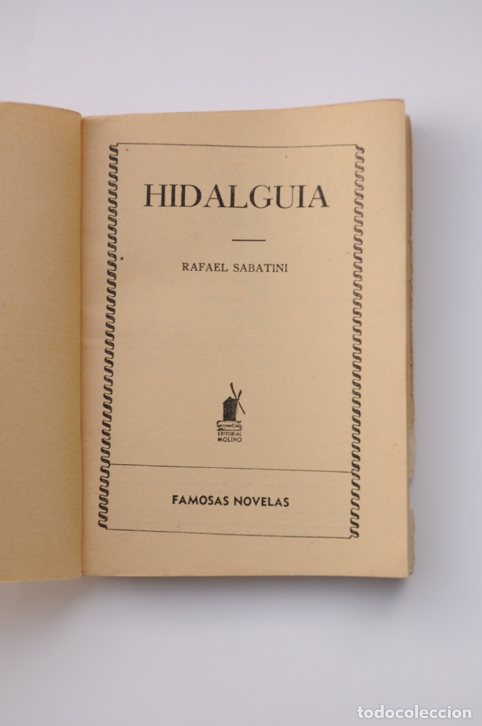 Libros: Hidalgu&iacute;a - SABATINI, Rafael - Foto 2