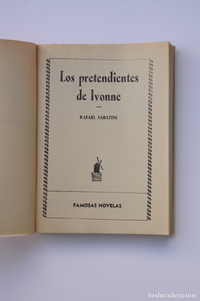 Libros: Los pretendientes de Yvonne - SABATINI, Rafael - Foto 2