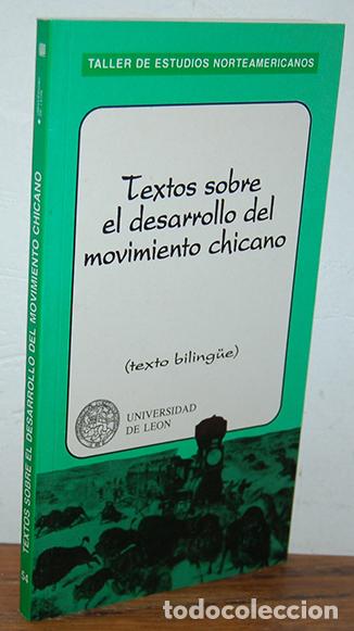 Libros: TEXTOS SOBRE EL DESARROLLO DEL MOVIMIENTO CHICANO (Texto biling&uuml;e). - VV.AA - Foto 1