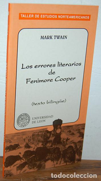 Libros: LOS ERRORES LITERARIOS DE FENIMORE COOPER (Texto biling&uuml;e). - MARK TWAIN - Foto 1