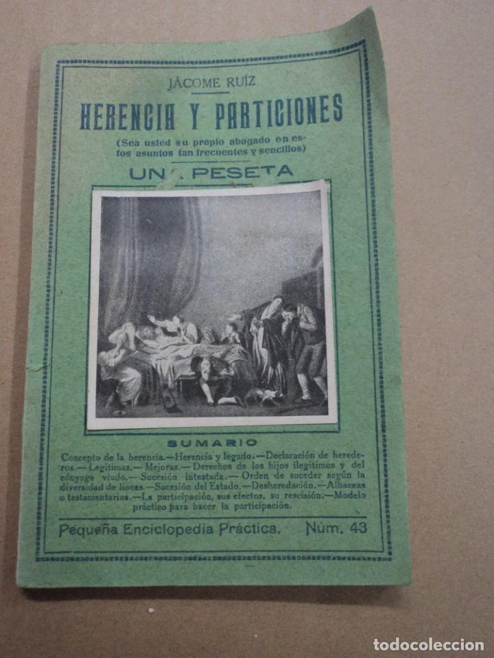 Libros: Herencia y particiones - J&aacute;come Ru&iacute;z - N&uacute;m. 43 - Foto 1