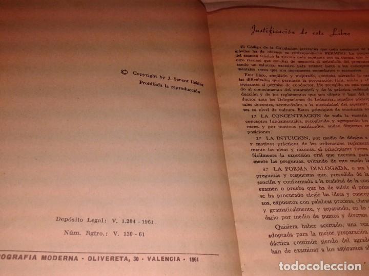 Libros: EL EXAMEN DE CONDUCTOR, 1961, B1 - Foto 2
