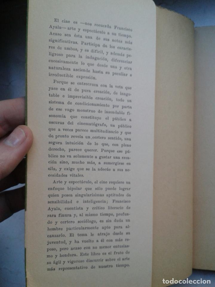 Libros: EL CINE. ARTE Y ESPECTACULO. Francisco Ayala - Foto 3