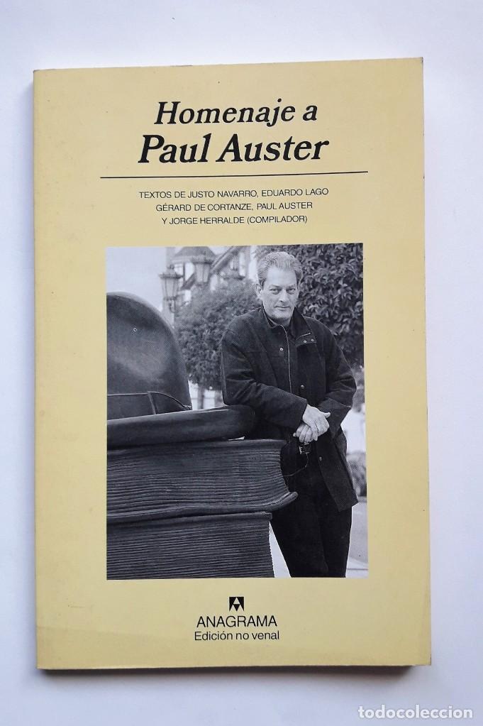 Libros: HOMENAJE A PAUL AUSTER. - Foto 1