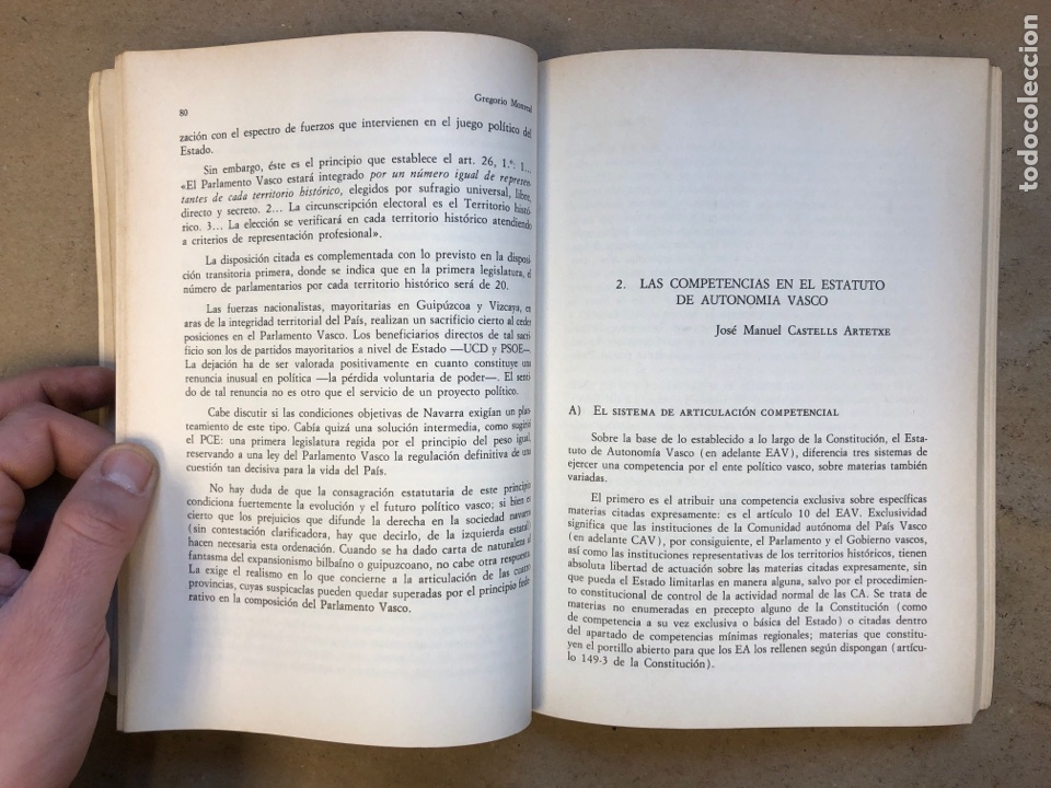Libros: EUSKADI Y EL ESTATUTO DE AUTONOM&Iacute;A. VV.AA.. EDITA EREIN 1979. - Foto 5