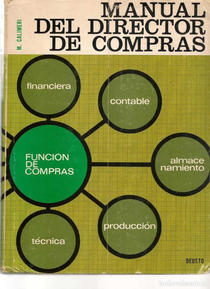 Libros: MANUAL DEL DIRECTOR DE COMPRAS. EDICIONES DEUSTO 1969. (RF.MA)B7 - Foto 1