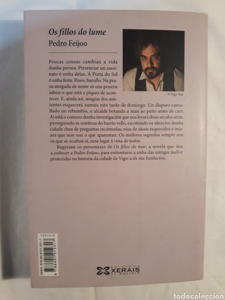 Libros: Os fillos do lume, Pedro Feijoo. 2017.Xerais. - Foto 5