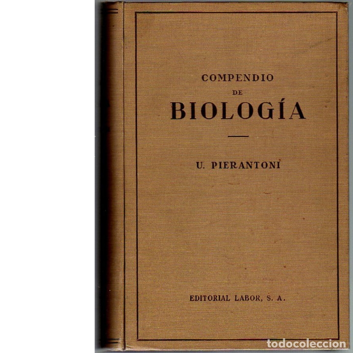 Libros: Compendio de biolog&iacute;a (Umberto Pierantoni). - Foto 1