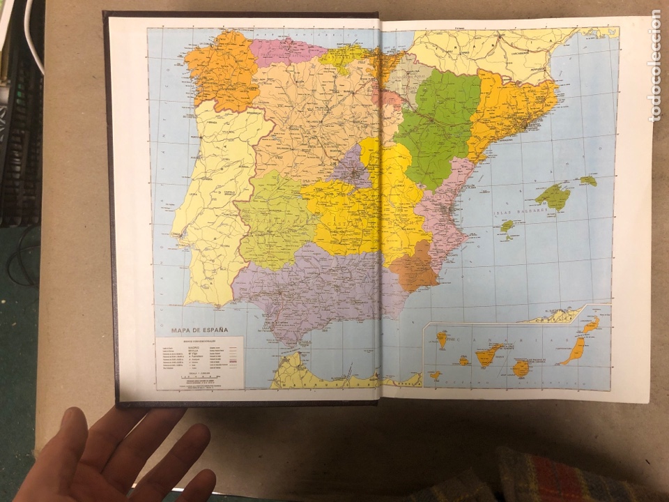 Libros: PUEBLOS DE ESPA&Ntilde;A. NOMENCLATOR COMERCIAL. 1992. - Foto 2