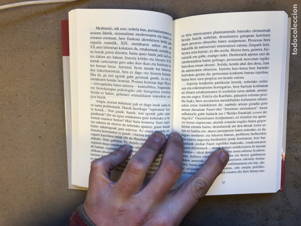 Libros: BEKATUAREN ITZALA. XABIER MENDIGUREN. ELKAR 1995. EUSKARAZ. - Foto 4