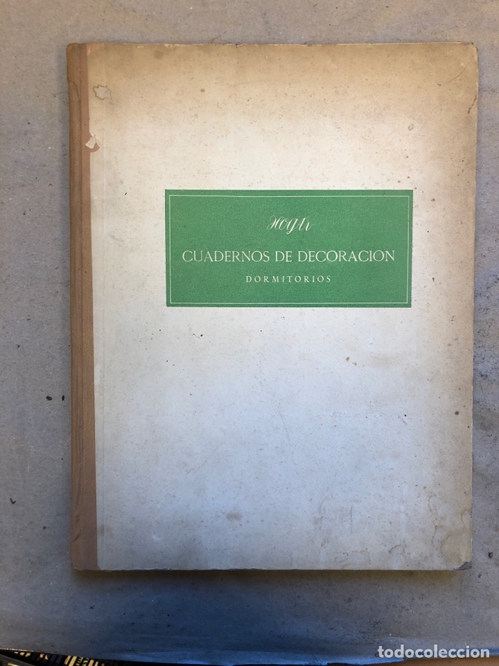 Libros: HOGAR, CUADERNOS DE DECORACI&Oacute;N - DORMITORIOS - EDITORIAL CIG&Uuml;E&Ntilde;A 1955. - Foto 1