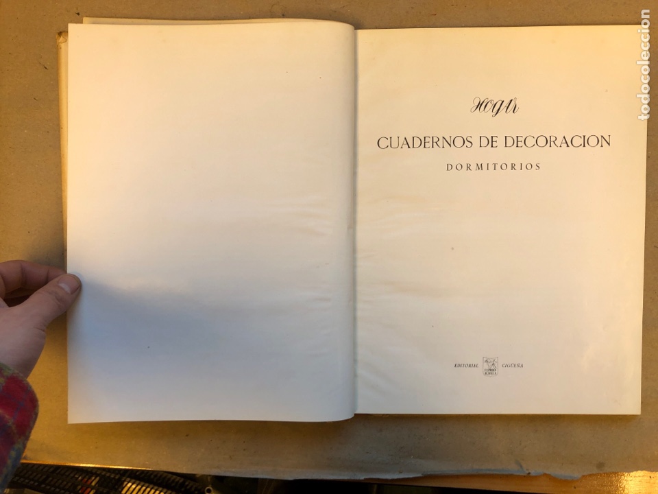 Libros: HOGAR, CUADERNOS DE DECORACI&Oacute;N - DORMITORIOS - EDITORIAL CIG&Uuml;E&Ntilde;A 1955. - Foto 2