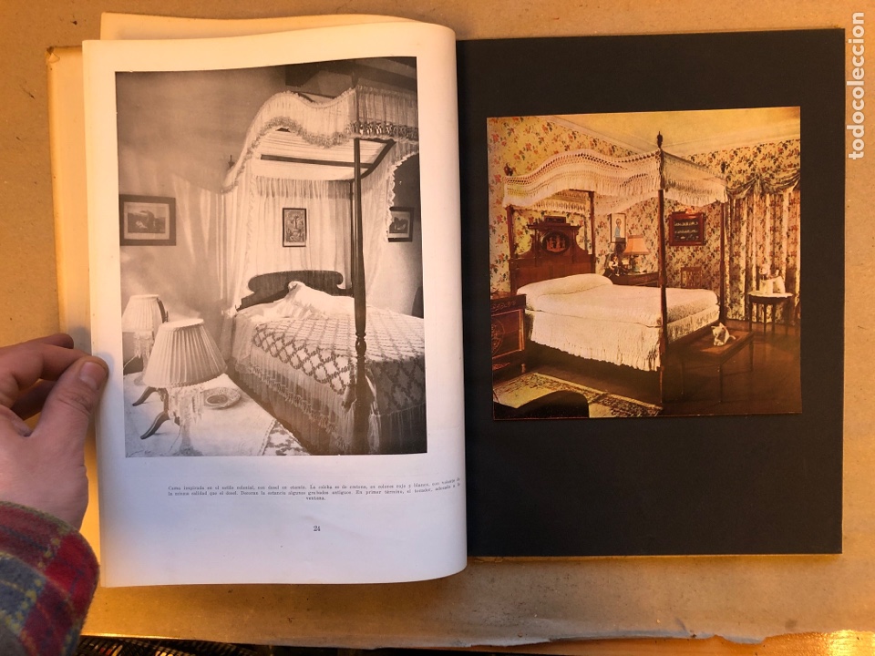 Libros: HOGAR, CUADERNOS DE DECORACI&Oacute;N - DORMITORIOS - EDITORIAL CIG&Uuml;E&Ntilde;A 1955. - Foto 4