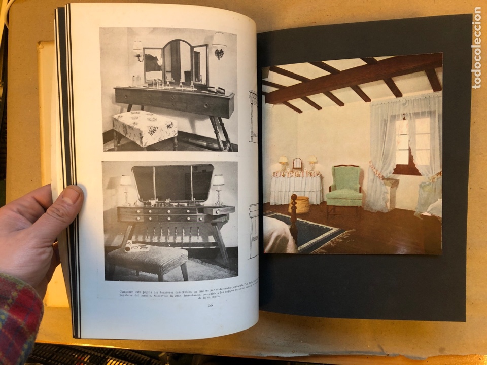 Libros: HOGAR, CUADERNOS DE DECORACI&Oacute;N - DORMITORIOS - EDITORIAL CIG&Uuml;E&Ntilde;A 1955. - Foto 5
