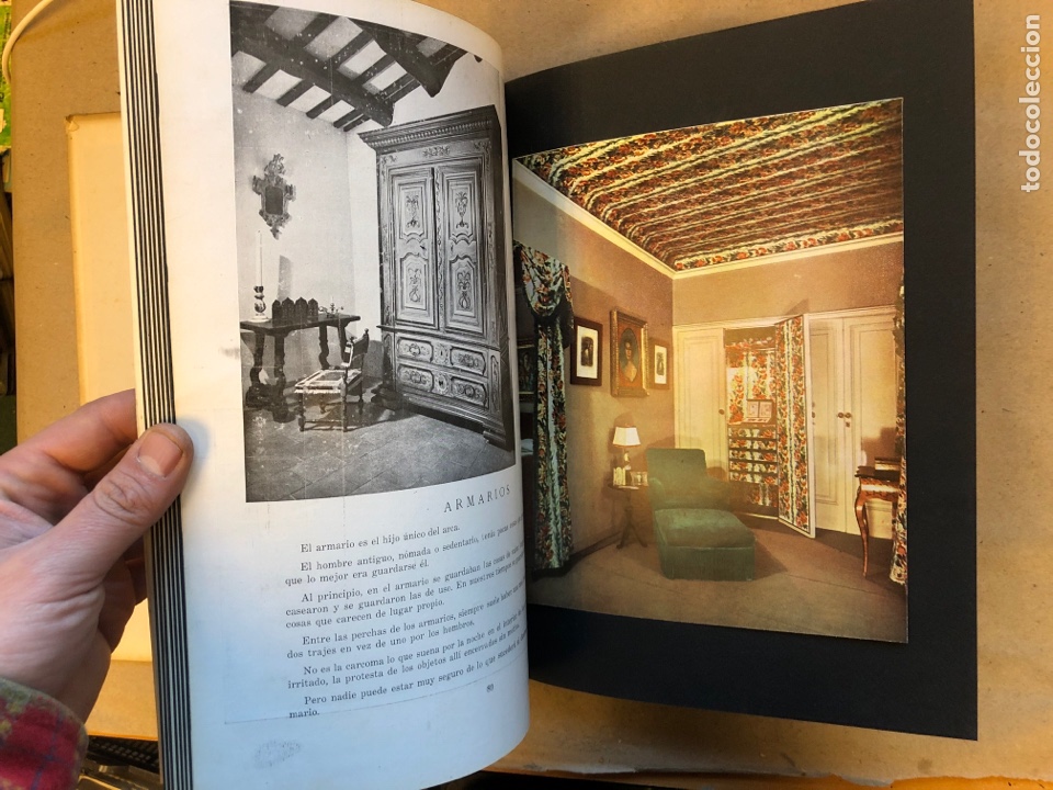 Libros: HOGAR, CUADERNOS DE DECORACI&Oacute;N - DORMITORIOS - EDITORIAL CIG&Uuml;E&Ntilde;A 1955. - Foto 6