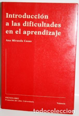 Libri di seconda mano: INTRODUCCI&Oacute;N A LAS DIFICULTADES EN EL APRENDIZAJE - MIRANDA CASAS, Ana