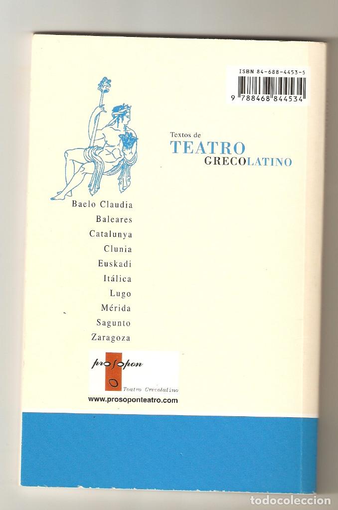 Libros: TESMOFORIANTES - ARISTOFANES - 2003 - - Foto 2