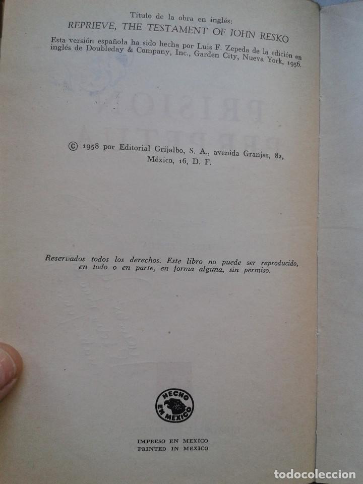 Libros: PRISI&Oacute;N PERPETUA. John Resko - Foto 10