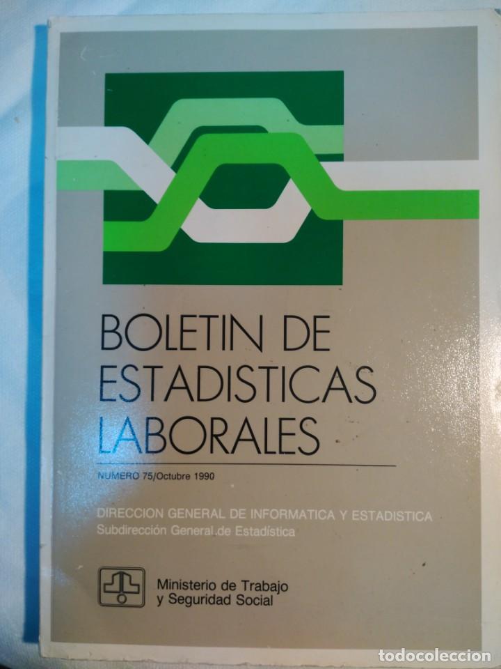 Libros: BOLETIN DE ESTADISTICAS LABORALES - Foto 1